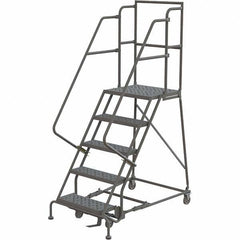 TRI-ARC - Rolling & Wall Mounted Ladders & Platforms Type: Rolling Warehouse Ladder Style: Rolling Platform Ladder - Exact Tooling