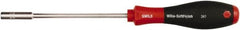 Wiha - 5.5mm Hollow Shaft Nutdriver - Cushion Grip Handle, 14.2" OAL - Exact Tooling
