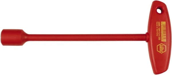 Wiha - 8mm Hollow Shaft Nutdriver - T-Handle Handle, 9.9" OAL - Exact Tooling