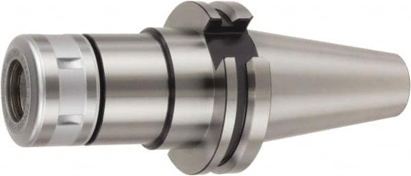 Lyndex - 2.75mm to 16mm Capacity, 120mm Projection, NCAT40 Taper Plus, SK16 Collet Chuck - 40mm Shank Diam - Exact Tooling