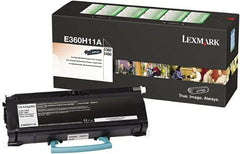 Lexmark - Black Toner Cartridge - Use with Lexmark E360d, E360dn, E460d, E460dw, E462dtn - Exact Tooling