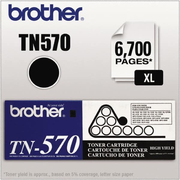 Brother - Black Toner Cartridge - Use with Brother DCP-8040, 8045D, HL-5140, 5150D, 5150DLT, 5170DN, 5170DNLT, MFC-8120, 8220, 8440, 8640D, 8840D, 8840DN - Exact Tooling