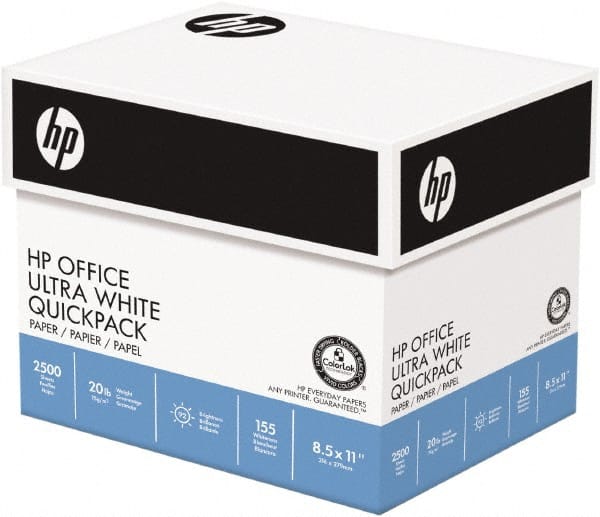 Hewlett-Packard - 8-1/2" x 11" White Copy Paper - Use with Laser Printers, Copiers, Fax Machines, Inkjet Printers - Exact Tooling