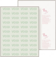 DocuGard - 8-1/2" x 11" Green Medical Security Paper - Use with Laser Printers, Inkjet Printers - Exact Tooling