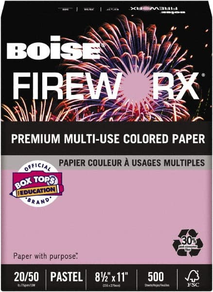 Boise - 8-1/2" x 11" Echo Orchid Colored Copy Paper - Use with Laser Printers, Copiers, Plain Paper Fax Machines, Multifunction Machines - Exact Tooling
