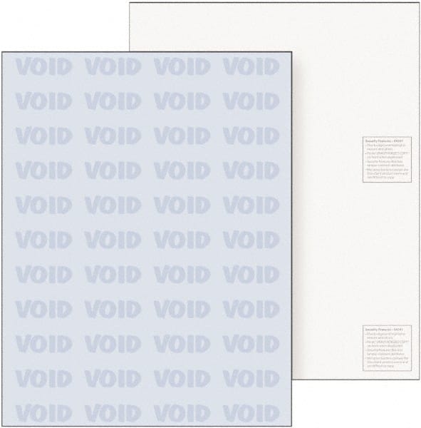 DocuGard - 8-1/2" x 11" Blue Medical Security Paper - Use with Laser Printers, Inkjet Printers - Exact Tooling