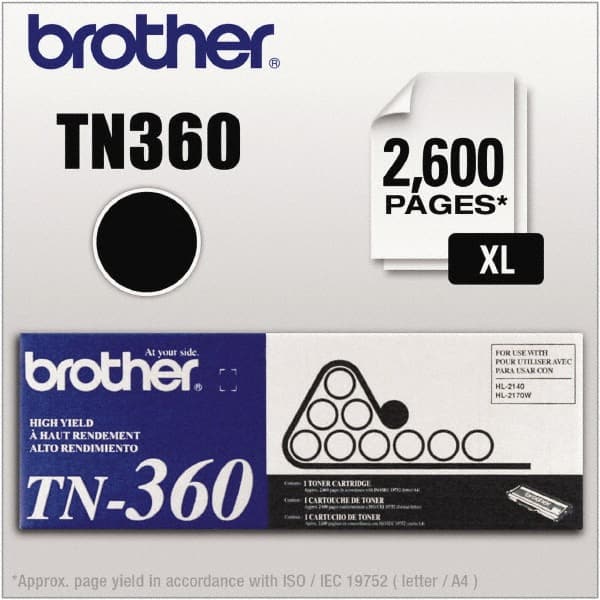 Brother - Black Toner Cartridge - Use with Brother DCP-7030, 7040, HL-2140, 2150N, 2170W, MFC-7320, 7340, 7345N, 7440N, 7840W - Exact Tooling