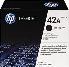 Hewlett-Packard - Black Toner Cartridge - Use with HP LaserJet 4250, 4350 - Exact Tooling