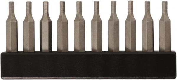 Wiha - 5/32" Hex Screwdriver Bit - 4mm Drive, 28mm OAL - Exact Tooling