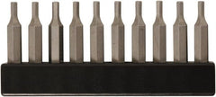 Wiha - 1.5mm Hex Screwdriver Bit - 4mm Drive, 28mm OAL - Exact Tooling