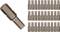 Wiha - 1/4" Hex Screwdriver Bit - 1/4" Drive, 25mm OAL - Exact Tooling