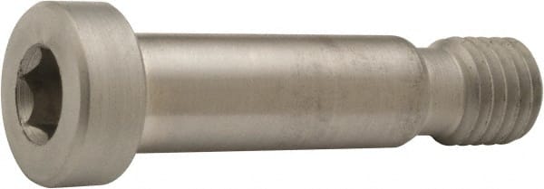 Jergens - M12x1.75, Steel, Uncoated, Shoulder Clamp Screw - Use with 5-Axis Quick Locating System - Exact Tooling