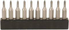 Wiha - #2, Phillips Screwdriver Bit - 28mm OAL - Exact Tooling