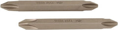 Wiha - #2, Phillips Screwdriver Bit - 1/4" Drive, - Exact Tooling