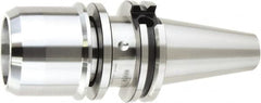 Lyndex - CAT40 Taper Plus, 3/4" Hole Diam x 2.047" Nose Diam Milling Chuck - 2.756" Projection, 0.0002" TIR, Through-Spindle Coolant, - Exact Tooling