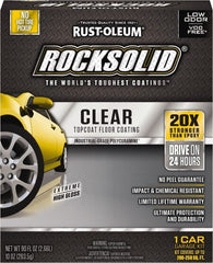 Rust-Oleum - 70 oz Clear Floor Coating - Low Odor & Chemical Resistant - Exact Tooling