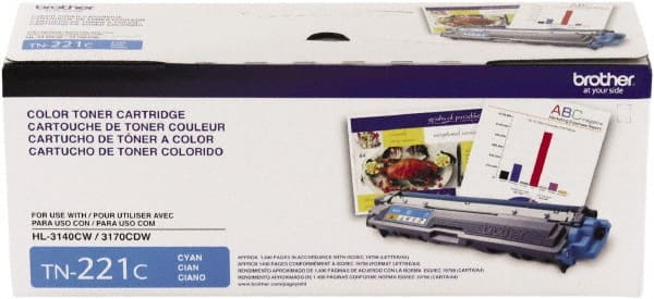 Brother - Cyan Toner Cartridge - Use with Brother HL-310CW, 3170CW, 3180CDW, MFC-9130CW, 9330CDW, 9340CW - Exact Tooling