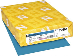 Neenah Paper - 8-1/2" x 11" Celestial Blue Colored Copy Paper - Use with Laser Printers, Inkjet Printers, Copiers - Exact Tooling