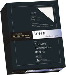 Southworth - 8-1/2" x 11" White Copy Paper - Use with Laser Printers, Inkjet Printers, Copiers - Exact Tooling