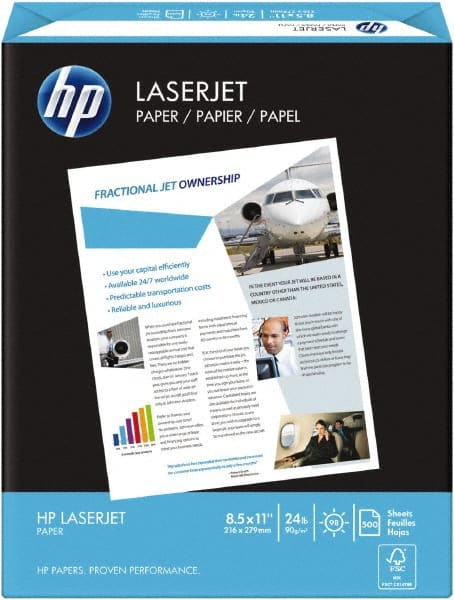 Hewlett-Packard - 8-1/2" x 11" Ultra White Copy Paper - Use with P Color LaserJet Printers & Color Copiers, Copiers, Laser Printers - Exact Tooling