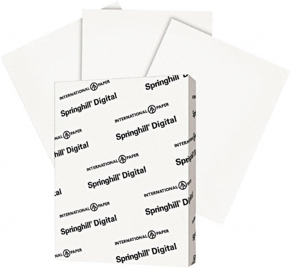 Springhill - 8-1/2" x 11" White Copy Paper - Use with High Speed Copiers, Laser Printers, Offset Duplicators - Exact Tooling