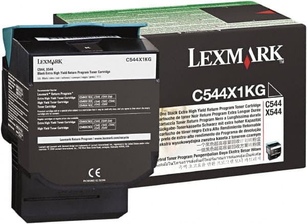 Lexmark - Black Toner Cartridge - Use with Lexmark C544dn, C544dtn, C544dw, C544n, X544dn, X544dtn, X544dw, X544n - Exact Tooling