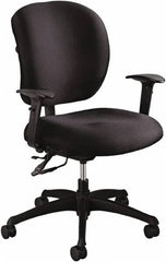 Safco - 38" High Task Chair - 26" Wide x 26" Deep, Foam Seat, Black - Exact Tooling