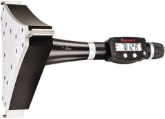 Starrett - 7" to 8", IP67, Carbide Face Electronic Inside Micrometer - 0.00005" Resolution, 0.0003" Accuracy, 4-1/2" Gage Depth - Exact Tooling