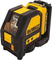 DeWALT - 2 Beam 165' Max Range Self Leveling Cross Line Laser - Green Beam, 1/8" at 30' Accuracy, 17-3/4" Long x 13" Wide x 6-1/8" High, Battery Included - Exact Tooling
