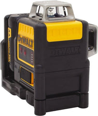 DeWALT - 2 Beam 165' Max Range Self Leveling Line Laser - Red Beam, 1/8" at 30' Accuracy, 17-3/4" Long x 13" Wide x 6-1/8" High, Battery Included - Exact Tooling