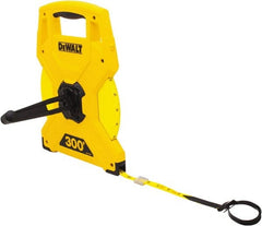 DeWALT - 300' x 3/4" Tape Measure - 1/8" Graduation, Inch Graduation Style - Exact Tooling