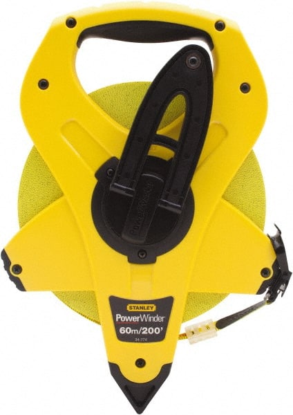 Stanley - 200' x 1/2" Tape Measure - 1/16" Graduation, Inch & Metric Graduation Style - Exact Tooling