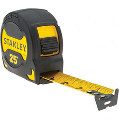 Stanley - 25' x 1-1/8" Tape Measure - 1/16" Graduation, Inch Graduation Style - Exact Tooling