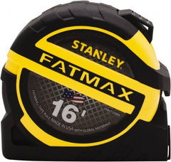 Stanley - 16' x 1-1/4" Tape Measure - 1/16" Graduation - Exact Tooling