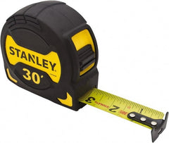 Stanley - 30' x 1-1/8" Tape Measure - 1/16" Graduation, Inch Graduation Style - Exact Tooling