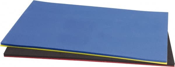 Proto - Tool Box Foam Foam Kit - 26-1/4" Wide x 39" Deep x 3/4" High, Black/Red, For All Tool Storage - Exact Tooling