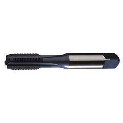 ‎1/4-20 UNC 4 Flute H5 HSS (M4) CNC For Cast Iron & Harder Materials Straight Flute Tap- Steam Oxide over Nitride - Exact Tooling