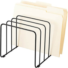FELLOWES - Black Inclined File Sorter - Steel - Exact Tooling