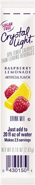 Crystal Light - On the Go, Raspberry Lemonade, .16 oz Packets, 30/Box - Exact Tooling
