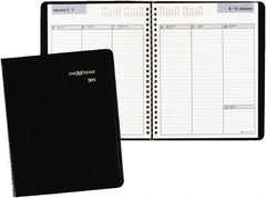 DayMinder - 26 Sheet, 6-7/8 x 8-3/4", Weekly Planner - Black - Exact Tooling