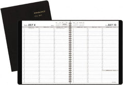 AT-A-GLANCE - 26 Sheet, 5-1/2 x 8-1/2", Accounting Book - Black - Exact Tooling