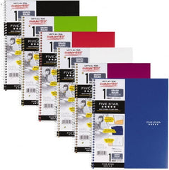 Five Star - 100 Sheet, 6 x 6", Quadrille Wire Bound Notebook - Assorted Colors - Exact Tooling