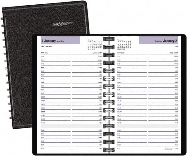 DayMinder - 312 Sheet, 11 x 17", Accounting Book - Black - Exact Tooling