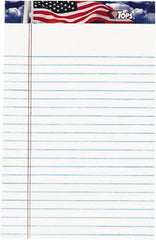 TOPS - 50 Sheet, 8 x 9-7/8", Narrow Writing Pad - Exact Tooling