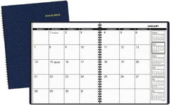 AT-A-GLANCE - 24 Sheet, 9 x 11", 15 Month Planner - Navy - Exact Tooling