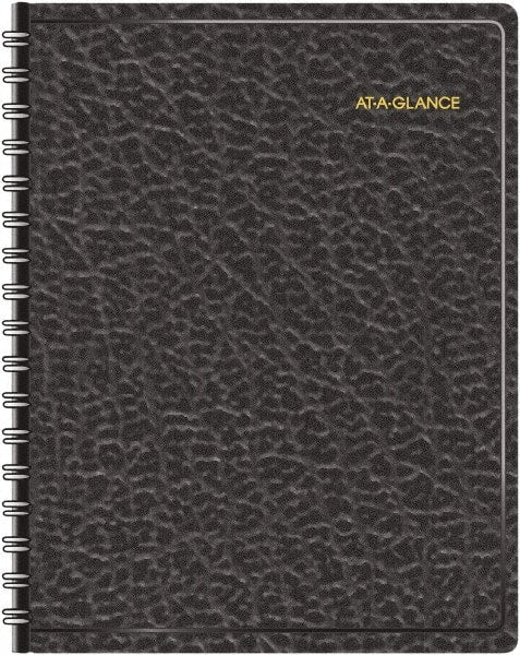 AT-A-GLANCE - 365 Sheet, 8-1/2 x 11", Appointment Book - Black - Exact Tooling