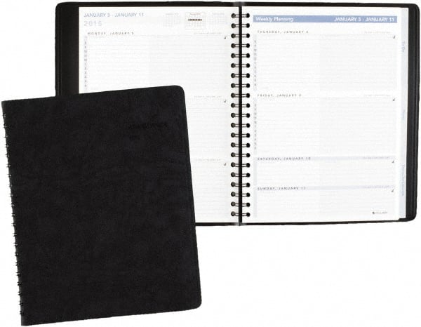 AT-A-GLANCE - 26 Sheet, 8-1/4 x 10-7/8", Appointment Book - Black - Exact Tooling