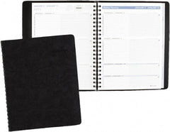 AT-A-GLANCE - 26 Sheet, 8-1/4 x 10-7/8", Appointment Book - Black - Exact Tooling