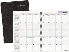 DayMinder - 24 Sheet, 7-7/8 x 11-7/8", Monthly Planner - Black - Exact Tooling
