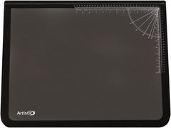 Artistic - 31" x 20" Black Desk Pad - Use with Desk - Exact Tooling